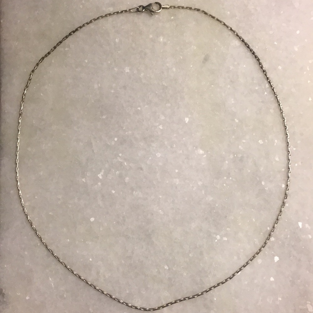 18” Italian Sterling silver 925 Link Necklace